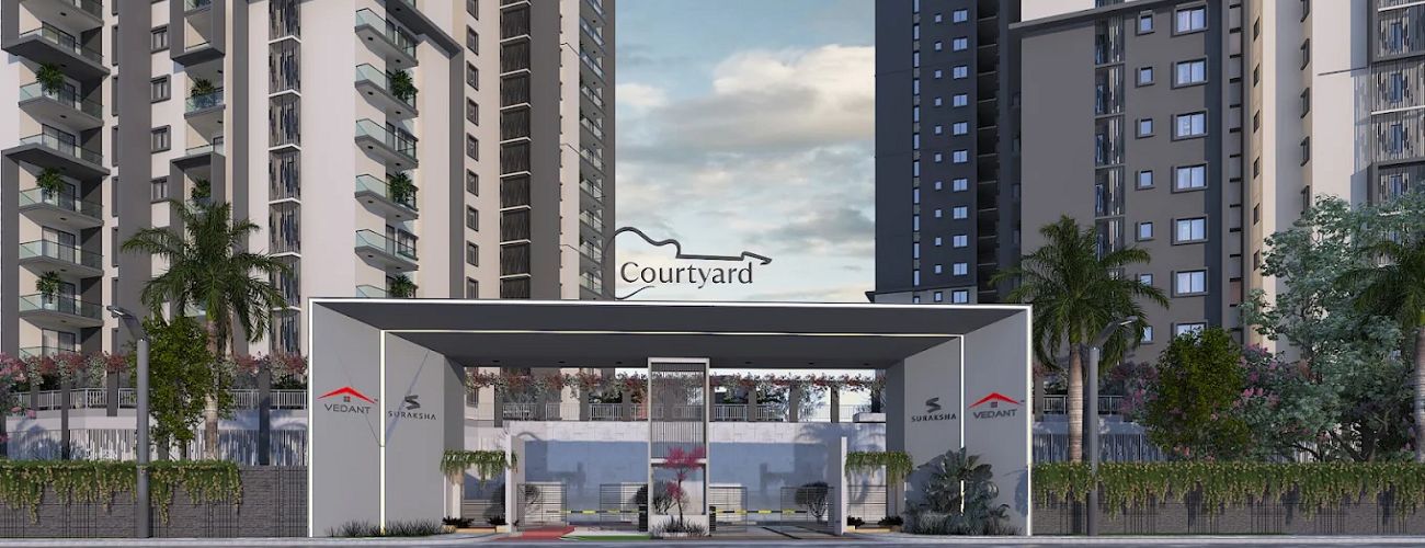 Courtyard by Vedant Suraksha background Image